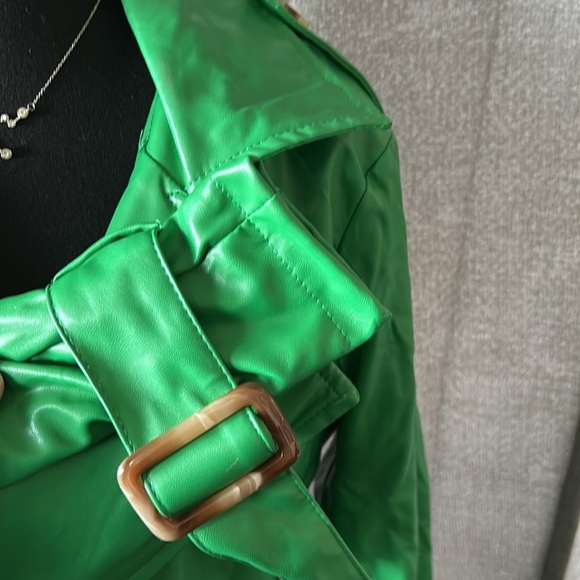 Green Missguided Peacoat - Picture 3 of 6